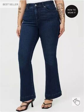 Torrid Bombshell Flare High Rise Jeans sz 22 short